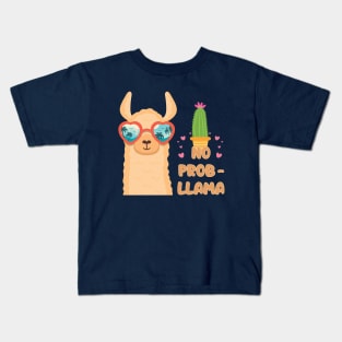 No Prob Llama Kids T-Shirt